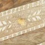 Mesita de noche pintada a mano madera maciza mango 40x30x60 cm de vidaXL, Mesitas de noche - Ref: Foro24-286161, Precio: 132,...