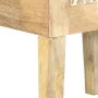Mesita de noche pintada a mano madera maciza mango 40x30x60 cm de vidaXL, Mesitas de noche - Ref: Foro24-286161, Precio: 132,...