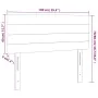 Hellgraues Stoffkopfteil mit LED 100x5x78/88 cm von vidaXL, Kopf- und Fußteile - Ref: Foro24-3121742, Preis: 40,50 €, Rabatt: %