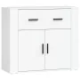 Weißes Sperrholz-Sideboard 80x33x70 cm von , Sideboards - Ref: Foro24-816568, Preis: 90,77 €, Rabatt: %