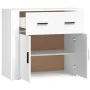 Weißes Sperrholz-Sideboard 80x33x70 cm von , Sideboards - Ref: Foro24-816568, Preis: 90,77 €, Rabatt: %