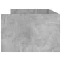 Concrete gray bed frame with drawers 100x200 cm by , Beds and slatted bases - Ref: Foro24-3207339, Price: 201,32 €, Discount: %