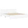 Weißer Bettrahmen mit Kopfteil 160x200 cm von , Betten und Lattenroste - Ref: Foro24-3207469, Preis: 148,66 €, Rabatt: %