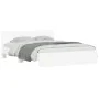 Estructura de cama con cabecero blanca 150x200 cm de , Camas y somieres - Ref: Foro24-3207476, Precio: 143,57 €, Descuento: %