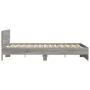 Sonoma gray bed frame with headboard 150x200 cm by , Beds and slatted bases - Ref: Foro24-3207481, Price: 167,04 €, Discount: %