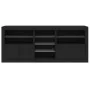 Aparador con luces LED negro 162x37x67 cm by , Sideboards - Ref: Foro24-3209031, Price: 216,72 €, Discount: %