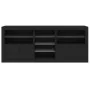 Schwarzer Schrank mit LED-Lichtern 162x37x67 cm von , Sideboards - Ref: Foro24-3209031, Preis: 216,55 €, Rabatt: %