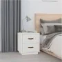 Nachttische 2 Stk. massives Kiefernholz weiß 40x34x45 cm von vidaXL, Nachttische - Ref: Foro24-818328, Preis: 86,27 €, Rabatt: %