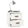 Nachttische 2 Stk. massives Kiefernholz weiß 40x34x45 cm von vidaXL, Nachttische - Ref: Foro24-818328, Preis: 86,27 €, Rabatt: %