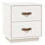 Nachttische 2 Stk. massives Kiefernholz weiß 40x34x45 cm von vidaXL, Nachttische - Ref: Foro24-818328, Preis: 86,27 €, Rabatt: %
