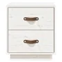 2 solid pine wood bedside tables 40x34x45 cm by vidaXL, Nightstands - Ref: Foro24-818328, Price: 86,27 €, Discount: %
