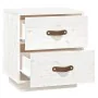 Nachttische 2 Stk. massives Kiefernholz weiß 40x34x45 cm von vidaXL, Nachttische - Ref: Foro24-818328, Preis: 86,27 €, Rabatt: %