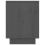 Solid gray pine wood bedside table 40x30x40 cm by vidaXL, Nightstands - Ref: Foro24-813339, Price: 30,61 €, Discount: %