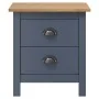 Hill Nachttische 2 Stück graues Kiefernholz 46x35x49,5 cm von vidaXL, Nachttische - Ref: Foro24-288909, Preis: 95,20 €, Rabat...