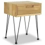 Solid teak bedside table 40x30x50 cm by vidaXL, Nightstands - Ref: Foro24-244576, Price: 79,50 €, Discount: %
