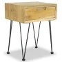 Solid teak bedside table 40x30x50 cm by vidaXL, Nightstands - Ref: Foro24-244576, Price: 79,50 €, Discount: %
