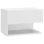 Wall bedside tables 2 units glossy white by vidaXL, Nightstands - Ref: Foro24-810966, Price: 59,96 €, Discount: %