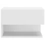 Wall bedside tables 2 units glossy white by vidaXL, Nightstands - Ref: Foro24-810966, Price: 59,96 €, Discount: %