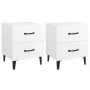 Nachttische 2 Stück weiß 40x35x47,5 cm von vidaXL, Nachttische - Ref: Foro24-811989, Preis: 82,44 €, Rabatt: %