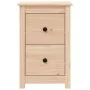 Mesitas de noche 2 uds madera maciza de pino 40x35x61,5 cm de vidaXL, Mesitas de noche - Ref: Foro24-820947, Precio: 91,42 €,...