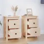 Bedside tables 2 pcs solid pine wood 40x35x61.5 cm by vidaXL, Nightstands - Ref: Foro24-820947, Price: 91,42 €, Discount: %
