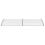Graues PC-Türvordach 240x100 cm von vidaXL, Markisen - Ref: Foro24-45631, Preis: 82,44 €, Rabatt: %