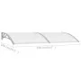Marquesina para puerta PC gris 240x100 cm de vidaXL, Toldos - Ref: Foro24-45631, Precio: 82,44 €, Descuento: %