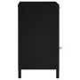 Nachttische 2 Stk. Stahl und schwarzes Glas 40x30x54,5 cm von vidaXL, Nachttische - Ref: Foro24-3095202, Preis: 183,54 €, Rab...