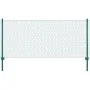 Wire mesh fence with steel posts 25x0.75 m green by vidaXL, fence panels - Ref: Foro24-144609, Price: 76,63 €, Discount: %
