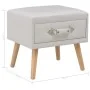 Weißer Nachttisch 40x35x40 cm Kunstleder von vidaXL, Nachttische - Ref: Foro24-247536, Preis: 53,08 €, Rabatt: %