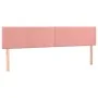 Box spring bed with pink velvet mattress 200x200 cm by , Beds and slatted bases - Ref: Foro24-3130924, Price: 525,60 €, Disco...
