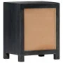 Carved bedside table solid gray mango wood 40x30x50 cm by vidaXL, Nightstands - Ref: Foro24-282722, Price: 110,47 €, Discount: %