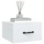 Wall-mounted bedside tables 2 units glossy white 35x35x20 cm by vidaXL, Nightstands - Ref: Foro24-812865, Price: 36,72 €, Dis...