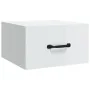 Wall-mounted bedside tables 2 units glossy white 35x35x20 cm by vidaXL, Nightstands - Ref: Foro24-812865, Price: 36,72 €, Dis...