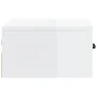 Wall-mounted bedside tables 2 units glossy white 35x35x20 cm by vidaXL, Nightstands - Ref: Foro24-812865, Price: 36,72 €, Dis...