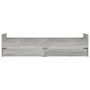 Sonoma gray bed frame with drawers 100x200 cm by , Beds and slatted bases - Ref: Foro24-3207369, Price: 169,10 €, Discount: %