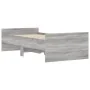 Sonoma gray bed frame with drawers 100x200 cm by , Beds and slatted bases - Ref: Foro24-3207369, Price: 169,10 €, Discount: %