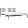 Bettgestell mit schwarzem Metallkopfteil 180x200 cm von , Betten und Lattenroste - Ref: Foro24-374441, Preis: 125,76 €, Rabat...