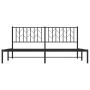 Bettgestell mit schwarzem Metallkopfteil 180x200 cm von , Betten und Lattenroste - Ref: Foro24-374441, Preis: 125,76 €, Rabat...