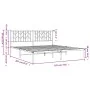 Bettgestell mit schwarzem Metallkopfteil 180x200 cm von , Betten und Lattenroste - Ref: Foro24-374441, Preis: 125,76 €, Rabat...