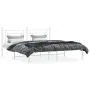 Metal bed frame with white headboard 183x213 cm by , Beds and slatted bases - Ref: Foro24-374393, Price: 96,00 €, Discount: %
