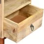 Nachttisch aus massivem, rauem Mangoholz, 40 x 30 x 52 cm von vidaXL, Nachttische - Ref: Foro24-282744, Preis: 106,12 €, Raba...