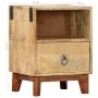Nachttisch aus massivem, rauem Mangoholz, 40 x 30 x 52 cm von vidaXL, Nachttische - Ref: Foro24-282744, Preis: 106,12 €, Raba...