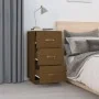Mesita de noche madera maciza de pino marrón miel 40x40x75 cm de vidaXL, Mesitas de noche - Ref: Foro24-818341, Precio: 77,79...