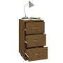 Mesita de noche madera maciza de pino marrón miel 40x40x75 cm de vidaXL, Mesitas de noche - Ref: Foro24-818341, Precio: 77,79...