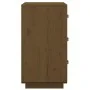 Mesita de noche madera maciza de pino marrón miel 40x40x75 cm de vidaXL, Mesitas de noche - Ref: Foro24-818341, Precio: 77,79...