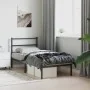 Estructura de cama con cabecero metal negro 90x190 cm de , Camas y somieres - Ref: Foro24-355357, Precio: 65,07 €, Descuento: %