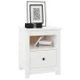 Bedside tables 2 units solid white pine wood 40x35x49 cm by vidaXL, Nightstands - Ref: Foro24-813712, Price: 86,67 €, Discoun...