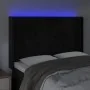 Kopfteil aus schwarzem Samt mit LED 147x16x118/128 cm von vidaXL, Kopf- und Fußteile - Ref: Foro24-3124238, Preis: 97,54 €, R...