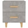 Betongrauer Nachttisch 40x35x47,5 cm von vidaXL, Nachttische - Ref: Foro24-811978, Preis: 47,86 €, Rabatt: %